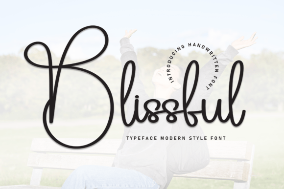Blissful: A Handwritten Font for Elegant Design Projects