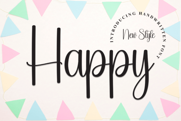 Discover the Fresh, Casual Elegance of the Happy Font