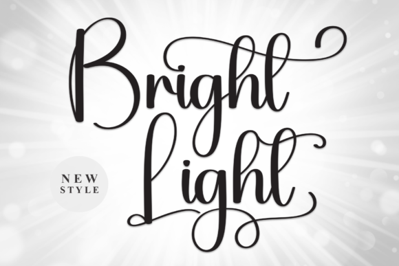 Discovering Bright Light: A Font with Casual Elegance