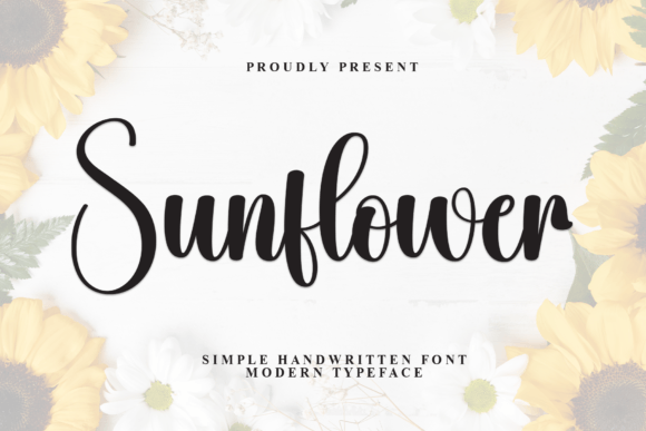 Sunflower: A Flowing Handwritten Font for Elegant Projects